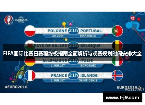 FIFA国际比赛日赛程终极指南全面解析与观赛规划时间安排大全 FIFA国际比赛日赛程终极指南全面解析与观赛规划时间安排大全